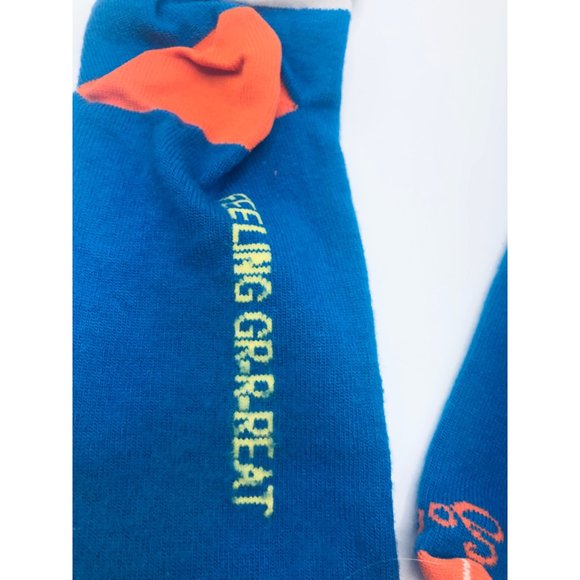 Vintage NWOT Kellogg’s Tony the Tiger Feeling Grrreat kids socks 2 pair - Picture 4 of 8